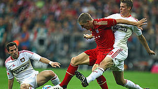 Wieder ein sicherer Rückhalt für die Bayern: Bastian Schweisteiger (M.) © Bongarts/GettyImages