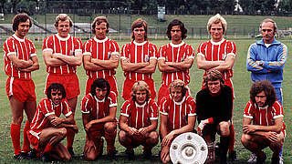 Das Meisterteam der Saison 1972/1973: der FC Bayern München © Imago