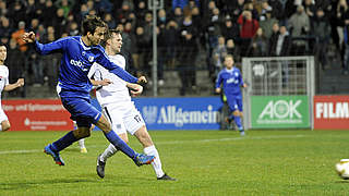 Magdeburgs Christian Beck (l.): "Wir haben eine ordentliche Halbserie gespielt" © Jan Kuppert