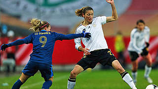 Bianca Schmidt im letzten Spiel gegen Frankreich © Bongarts/GettyImages