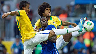 Stehen in Brasiliens WM-Kader: Bayerns Dante (r.) und Wolfsburgs Luiz Gustavo (l.) © imago