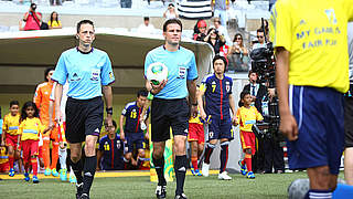 Back to Brazil: Dr Brych (centre) © imago