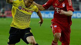 Kämpfen am Samstag um den Pokal: Badstuber und Kagawa © Bongarts/GettyImages