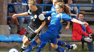 Voller Einsatz: Spielszene aus der B-Juniorinnen-Bundesliga © Bongarts/GettyImages
