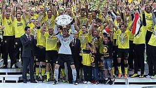 Dortmund jubelt über die Deutsche Meisterschaft © Bongarts/GettyImages