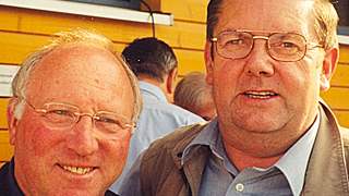 "Uwe Seeler ist mein Idol", sagt Matzke - 2003 traf er ihn selbst © SG Crostwitz