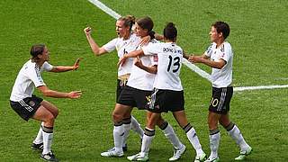 Jubel bei den deutschen Fußballerinnen © Bongarts/GettyImages