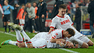 Siegen und Jubeln: der FC Köln © Bongarts/GettyImages