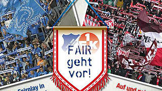 Gemeinsame Aktion für Fairplay: 1899 Hoffenheim und der 1. FC Kaiserslautern © 1899 Hoffenheim/1. FC Kaiserslautern