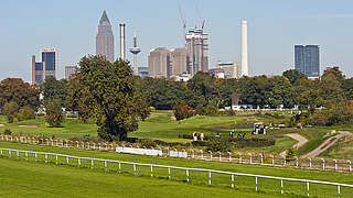 Frankfurt racecourse: The site of the new DFB Academy © dpa