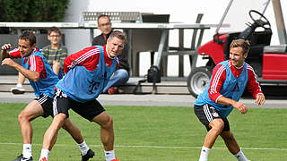 Wieder im Training: Mario Götze (r.) © imago