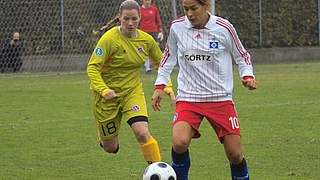 Spielszene aus der Frauen-Bundesliga © Weber