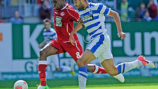 Torschütze zum zwischenzeitlichen 1:0 für den FCK: Mohamadou Idrissou (l.) © Bongarts/GettyImages