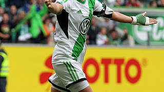 Verlängert in Wolfsburg: Nationalspielerin Nadine Keßler © Bongarts/GettyImages