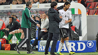 Sami Khedira's (r.) current objective: "Play at the World Cup" © imago