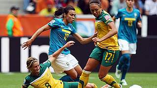 Weltfußballerin Marta kämpft sich durch © Bongarts/GettyImages