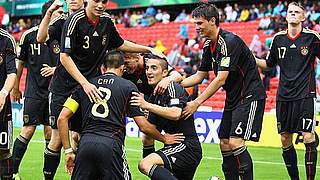 Hurra: Die U 17-Junioren sind im WM-Viertelfinale © Bongarts/GettyImages