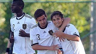 1:0 für Deutschland - durch Moritz Leitner (rechts) © Bongarts/GettyImages