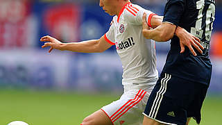 Torschütze zum Sieg: Bayerns Zugang Mitchell Weiser (l.) © Bongarts/GettyImages