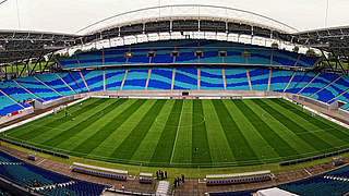  Venue for the EURO 2016 qualifier at home to Georgia: Leipzig Zentralstadion © Bongarts/GettyImages