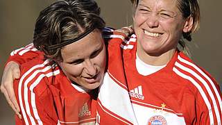 Jubel bei Nina Aigner (l.) und Bianca Rech © Bongarts/GettyImages