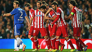 Finalpremiere in der Champions League: Atlético Madrid jubelt © Bongarts/GettyImages