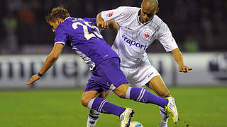 Tight game: Aue against Frankfurt © Bongarts/GettyImages