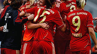 Jubilation at the team of Bayern München © Bongarts/GettyImages