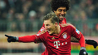 Da geht's lang: Bastian Schweinsteiger und die Bayern gehen in der Liga voran © Bongarts/GettyImages