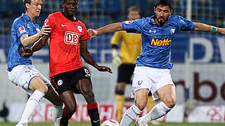 Bleiben auf Aufstiegskurs: Adrian Ramos (m.) und die Hertha © Bongarts/GettyImages