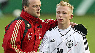 Kennen nun die Gegner bei der Eliterunde: Trainer Böger (l.) und Pflücke © Bongarts/GettyImages