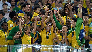 Dritter Confed-Cup-Titel in Folge: Brasilien jubelt über den "Heimsieg" © Bongarts/GettyImages