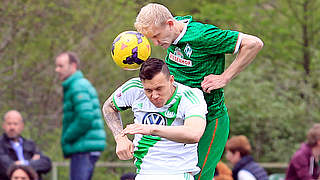 Sein Treffer reichte Wolfsburg II nicht zum Sieg: Kevin Scheidhauer (l.) © Bongarts/GettyImages