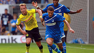 Enge Zweikämpfe: Dortmunds Götze (l.) gegen Salihovic von Hoffenheim © Bongarts/GettyImages