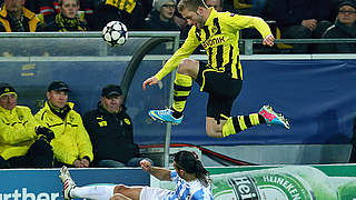 Hürde Malaga dramatisch genommen: Dortmund Jakub Blaszczykowski (r.) © Bongarts/GettyImages