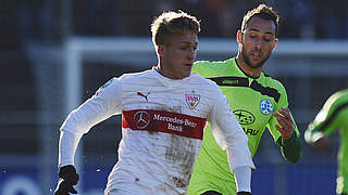 Trifft und sorgt für Jubel bei den Kickers: Marco Calamita (r.) © Bongarts/GettyImages