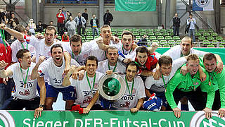 Triumph in Cottbus: SD Croatia Berlin gewinnt den Futsal-Cup © Bongarts/GettyImages