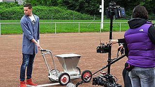 Beim Dreh: das DFB-Trainerteam © DFB