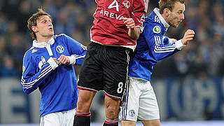 Christian Eigner against Ivan Rakitic © Bongarts/GettyImages