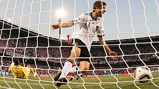 Happy memories: Thomas Müller scores in Bloemfontein © Bongarts/GettyImages