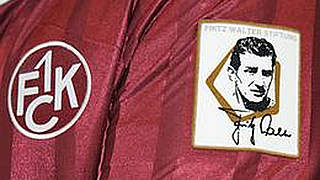 Drei Spiele lang auf dem FCK-Trikot: Das Logo der Fritz-Walter-Stiftung © 1. FC Kaiserslautern