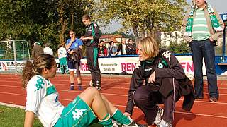 Große Ziele: Werder-Trainerin Freyhat (r.) © Bongarts/GettyImages