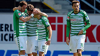 Jubel erwünscht: Greuther Fürth fehlen noch drei Siege zum Aufstieg © Bongarts/GettyImages