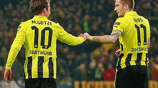 Glückliche Nationalspieler: Götze und Reus © Bongarts/GettyImages