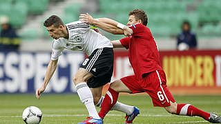 Erzielte den entscheidenden Treffer: U 17-Kapitän  Leon Goretzka (l.) © Bongarts/GettyImages