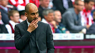 Startelf im Kopf: Bayern-Coach Guardiola © Bongarts/GettyImages