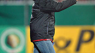 Engagiert an der Seitenlinie: Kiel-Coach Thorsten Gutzeit © Bongarts/GettyImages