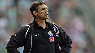 2007: Heine in seiner Zeit als Interimstrainer bei Hertha BSC in der Bundesliga © Bongarts/GettyImages