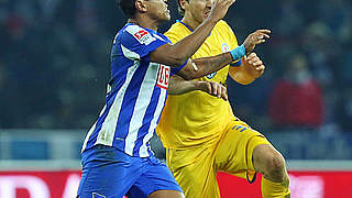 Scored twice for Hertha : Ronny (l.) © Bongarts/GettyImages