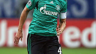 Mit seinem 150. Bundesligaspiel: Schalkes Kapitän Höwedes © Bongarts/GettyImages